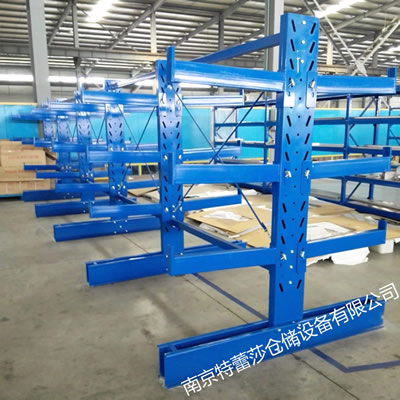 悬臂式货架 悬臂货架 双面悬臂式货架 单面面悬臂式货架 钢材架货架 钢材架(图1)